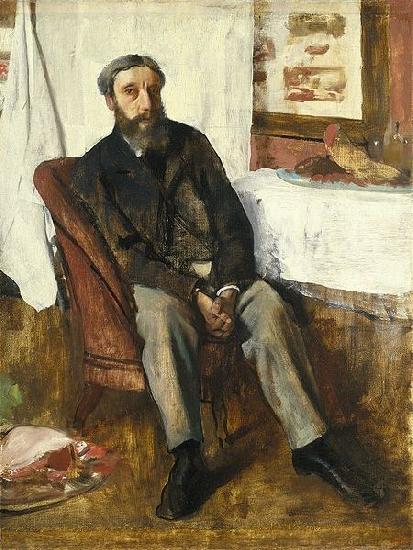Edgar Degas Portrait d'homme oil painting image